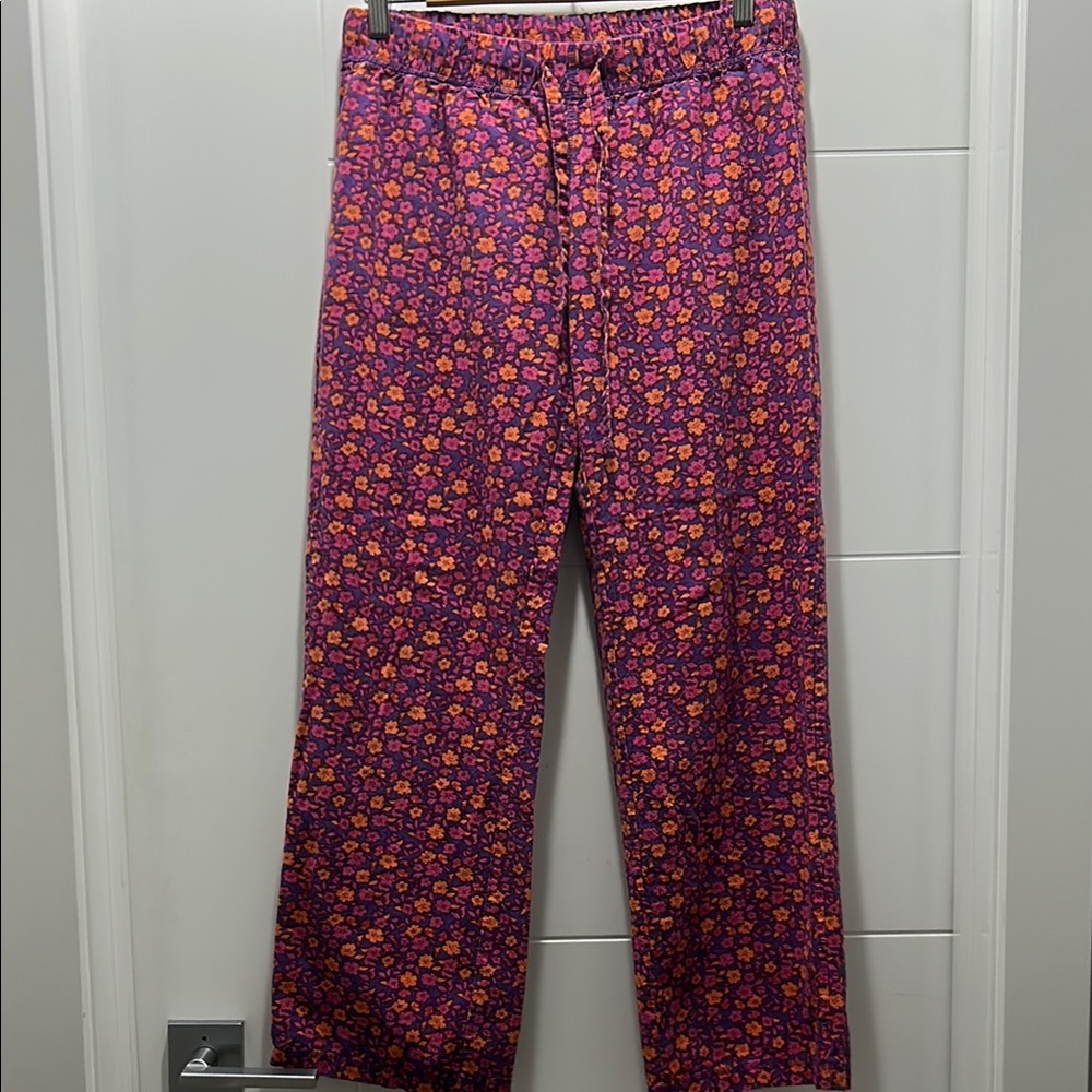 O'Neill Purple and Orange Floral Pants